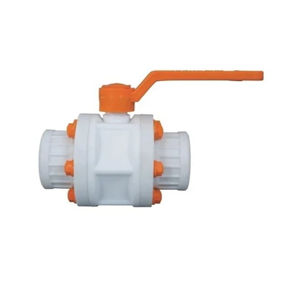 PP Ball Valve 3 Pcs Screwed Ends